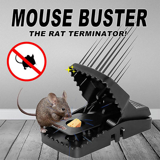 Heavy-Duty Black Mouse Trap 🐭💥 | Safe, Reusable & Powerful Grip